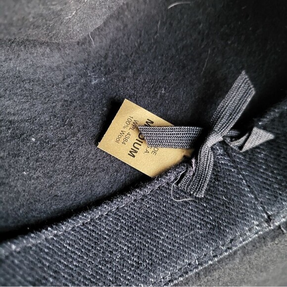 Jack Daniels Wool Cowboy Hat Black Medium 3.5 Brim - Picture 7 of 10